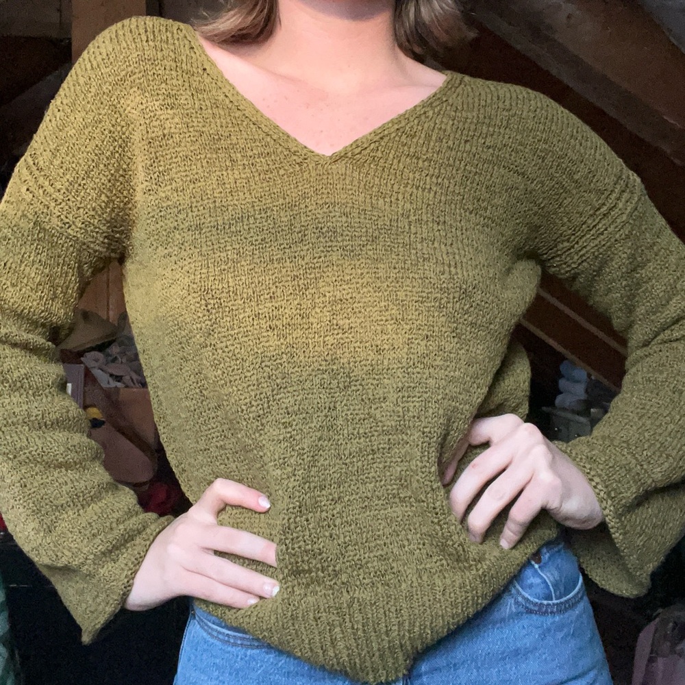 J. Crew Olive V-Neck Sweater
3/$20